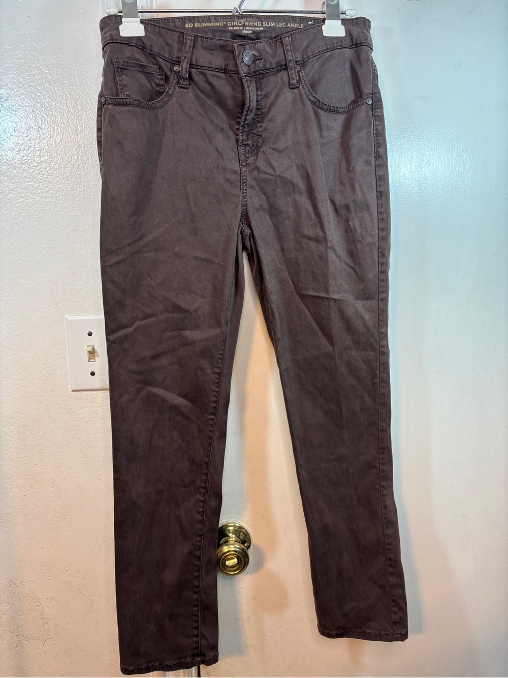 Chico's Skinny Jeans in Dark Brown
